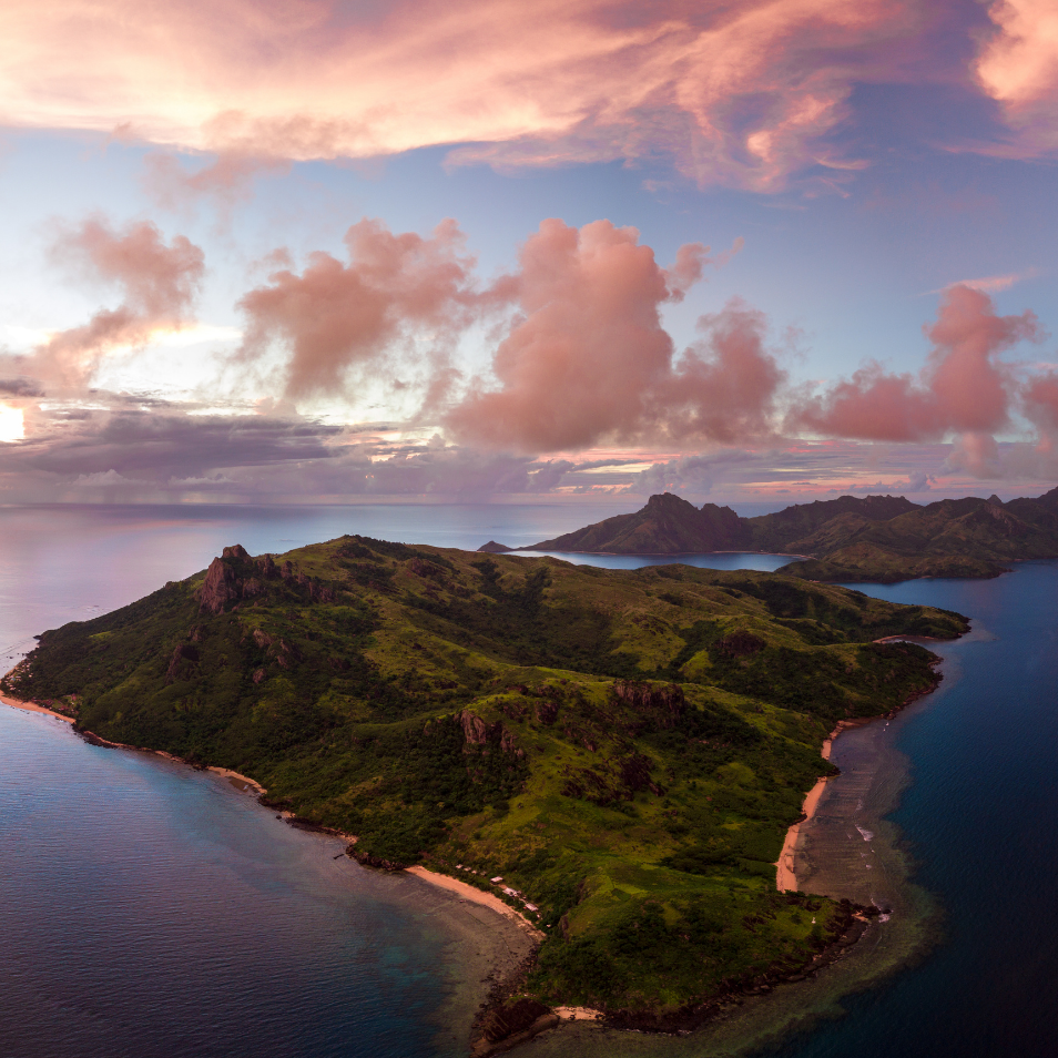 Island at Sunset